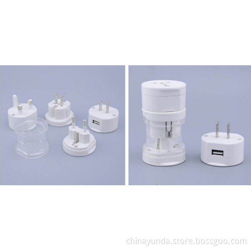 Universal All in One World Travel Adapter with USB Power AU EU UK US
